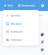 Metabase New menu showing options to create questions, SQL queries, and dashboards